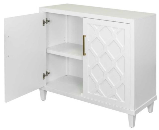 Martin Furniture Gable White Accent Cabinet-2