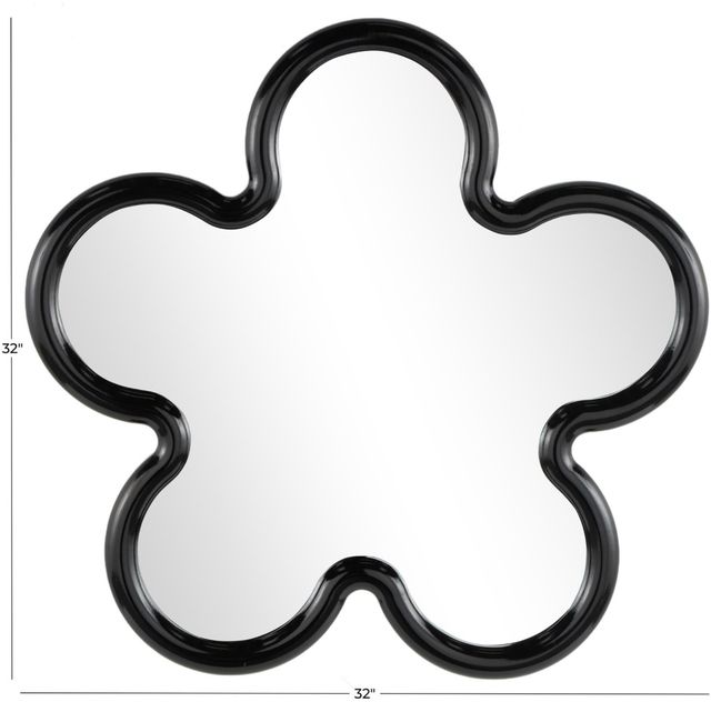Deco Marche Black 32” Star Large Wall Mirror-3