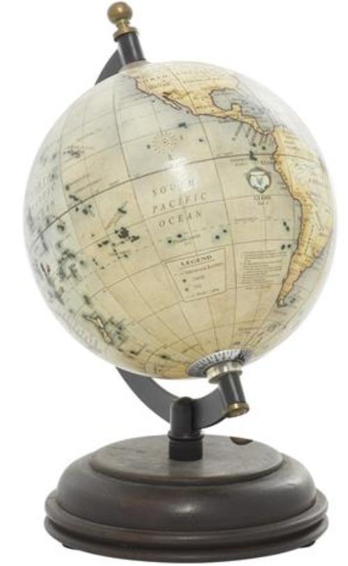 Deco Marche Cream 8" Globe-1
