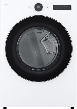 LG 7.4 Cu. Ft. White Front Load Gas Dryer