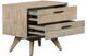 Armen Living Baly Grey Sandblast Summer Drawer Nightstand-1