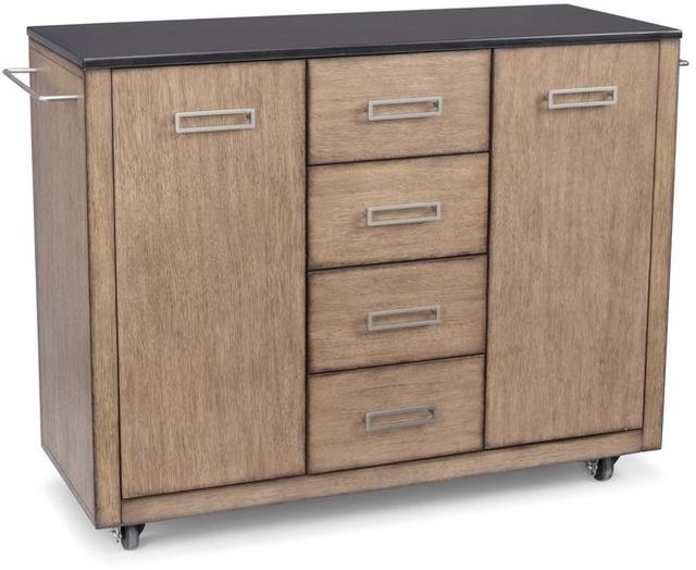 homestyles® Big Sur Brown Kitchen Cart-0