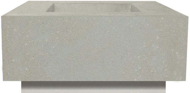 XO 36" Limestone Natural Gas Fire Table
