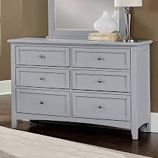 Vaughan-Bassett Bonanza Gray 6-Drawer Studio Dresser-2