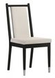 Furniture of America® Maidstone 2-Piece Black/White Side Chair-0