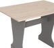 Linon Norah 3-Piece Gray/Maple Table Bench Set-5