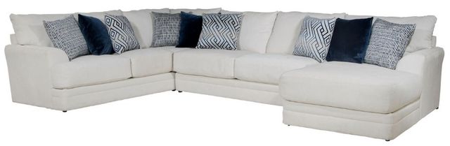Jackson Furniture Polaris 3-Piece Off-White Right-Arm Facing Sectional and Chaise-0
