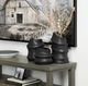 Crestview Collection Merritt 3-Piece Black Vase Set-3