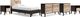 Signature Design by Ashley® Piperton 5-Piece Two-Tone Black/Brown Twin Panel Platform Bed Set-0