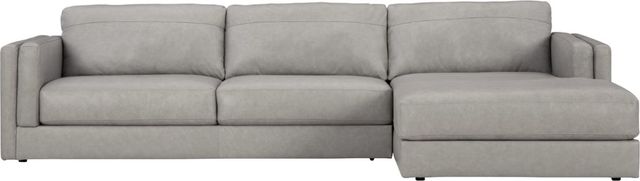 Signature Design by Ashley® Amiata 2-Piece Glacier Right-Arm Facing Chaise Sectional-1