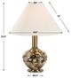 Uttermost® Montagu Dark Brown Table Lamp with Warm Brass Accent-2