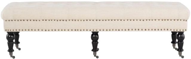 Linon Isabelle Natural 62" Accent Bench-3