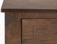International Furniture Direct Parota III Barrel Brown Nightstand-4