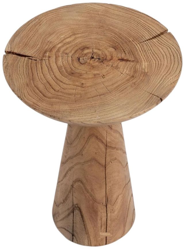 Classic Home Alina Heartwood Natural Accent Table-2