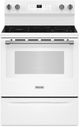 Maytag® 30" White Freestanding Electric Range-0