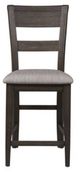 Liberty Furniture Double Bridge 6-Piece Dark Chestnut/Gray Gathering Table Set-5