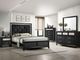 Crown Mark Lila Black Nightstand-1