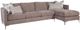 Braxton Culler Customizable Lenox 2-Piece Right-Arm Facing Sofa Sectional and Chaise with Metal Legs-0