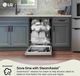 LG 24" White Top Control Built-In Dishwasher with FlushFit Design-2