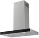 Faber Hoods Stilo Glass 30" Stainless Steel and Black Glass Wall Mounted Range Hood-0
