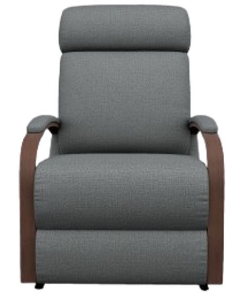 Best® Home Furnishings Customizable Kinetix Manual Space Saver® Recliner with Dark Walnut Arm-1
