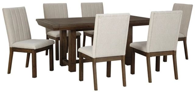 Millennium® by Ashley® Dellbeck 7-Piece Brown Dining Set-0