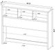 Coaster® Westpark Mango Queen Bookcase Headboard-5