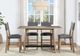 Steve Silver Co. Aubrey 5-Piece Driftwood/Gray Counter Height Table Set-1