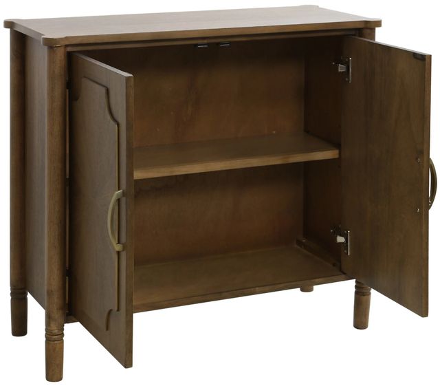 Stylecraft Dark Brown 2-Door Bachelor Cabinet-1
