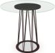 Amisco Customizable Calypso 42" Glass Top Bar Table with 48" Tabletop  -0