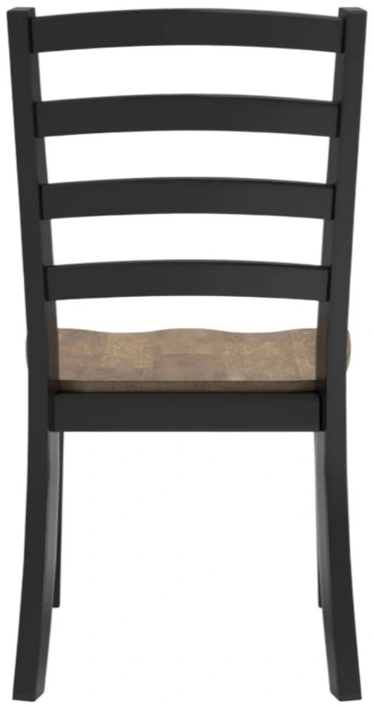 Signature Design by Ashley® Wildenauer Black/Brown Dining Side Chair-3