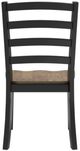 Signature Design by Ashley® Wildenauer Black/Brown Dining Side Chair-3