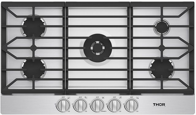Thor Kitchen 36" Stainless Steel Pro Style Gas Cooktop-0