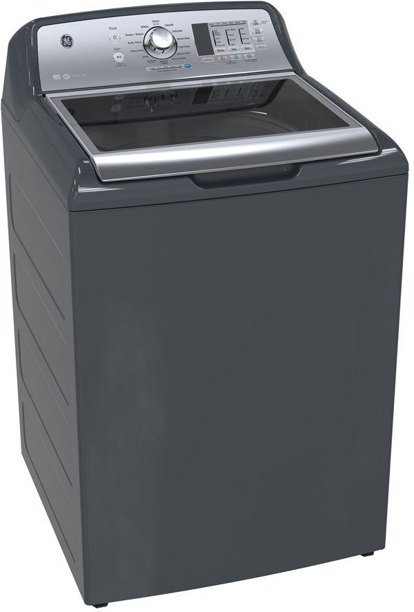 GE® 5.3 Cu. Ft. Diamond Gray Top Load Washer-2