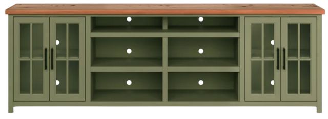 Legends Home Vineyard Fruitwood/Sage Green Media Console-3