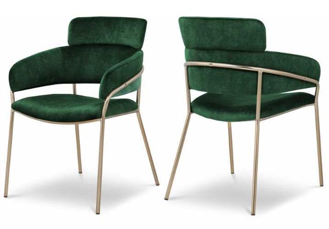 Meridian Furniture Yara Green Dining Chair-3