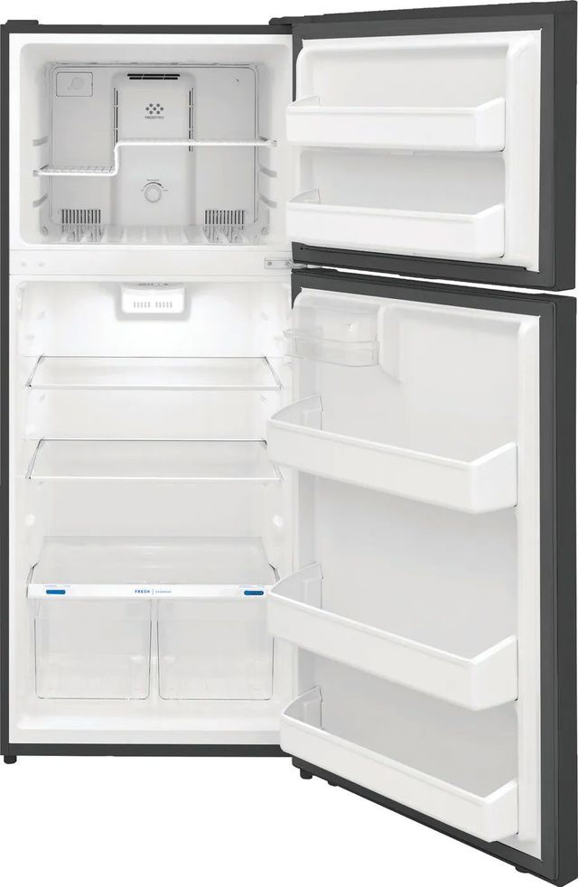 Frigidaire® 28 in. 17.6 Cu. Ft. Brushed Steel Top Freezer Refrigerator-3