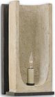 Currey & Company Rowland Aged Steel/Portland Wall Sconce-0