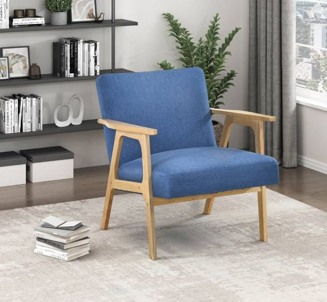 Homelegance® Omara Blue/Natural Accent Chair-1