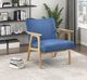 Homelegance® Omara Blue/Natural Accent Chair-1