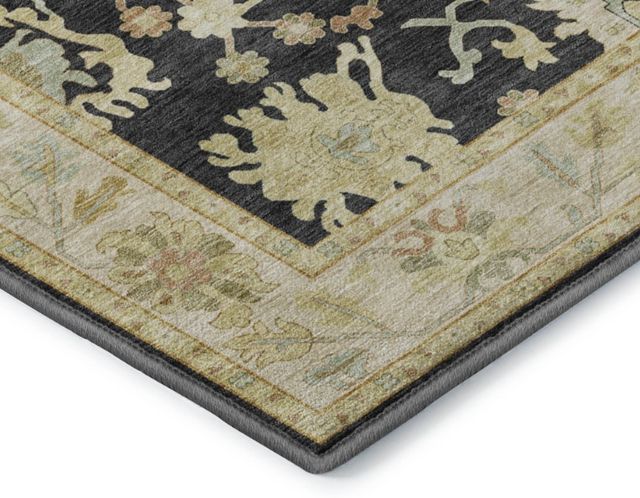 Dalyn™ Rug Company Hatay HY2 Black 5'x8' Area Rug-2