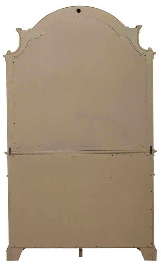 Liberty Furniture Magnolia Manor Weathered Bisque Hutch and Buffet-4