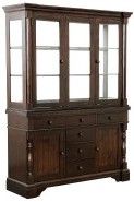 Mazin Furniture Yates Burnished Dark Oak Buffet & Hutch-2