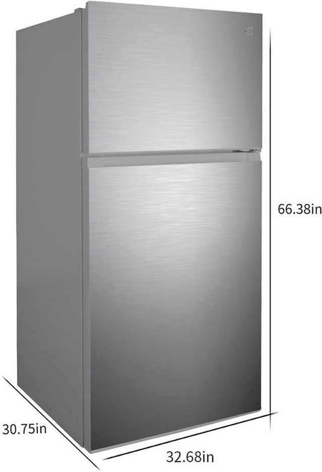 Kenmore® 33" 20.5 Cu. Ft. Stainless Steel Top Freezer Refrigerator-2