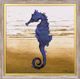 Stylecraft Coastal Blue III Brown/Blue/Gold Wall Art-0