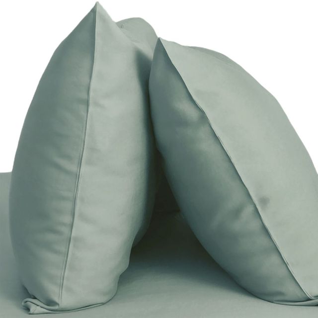 Cariloha Resort 2-Piece Bamboo Viscose Ocean Mist Standard Pillow Case Set-1
