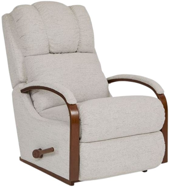 La-Z-Boy® Harbor Town Oyster Manual Rocking Recliner | Evans 