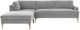 TOV Furniture Serena 3-Piece Gray Left-Arm Facing Chaise Sectional-3