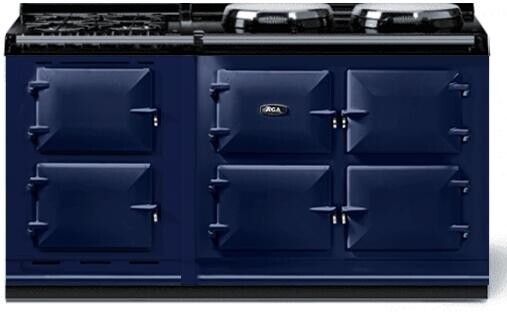 AGA™ eR7 160 Classic Cast Iron 63" Dark Blue Pro Style Dual Fuel Range-0