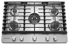 KitchenAid® 30'' Stainless Steel Gas Cooktop